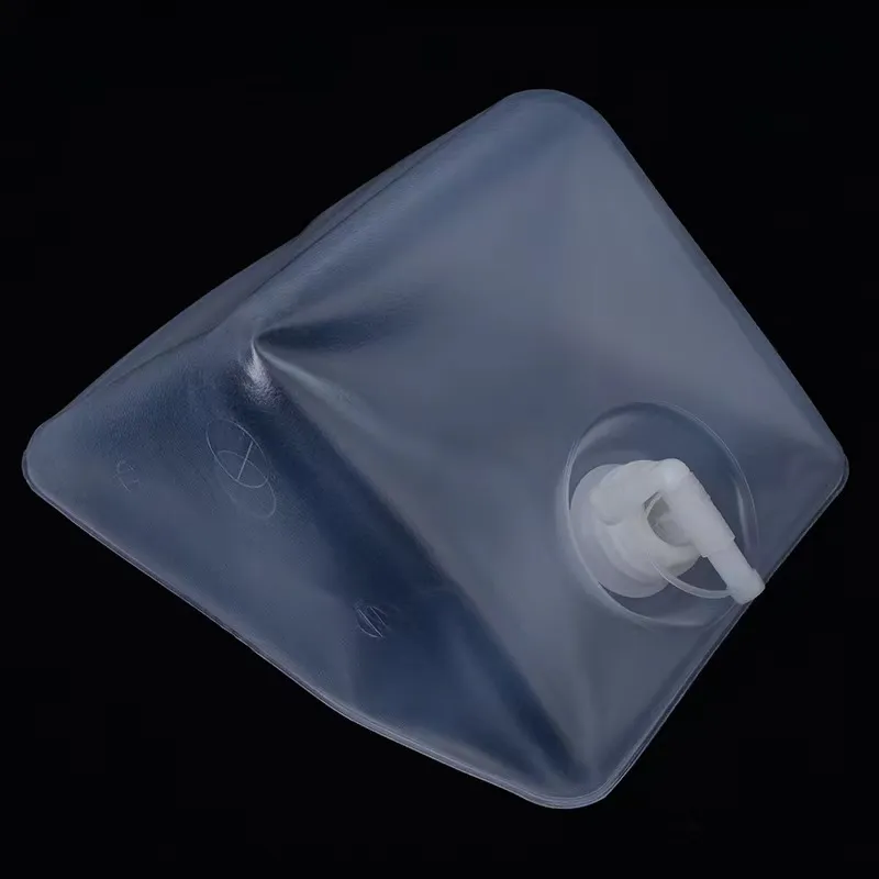 Folding 5L-20L Cubo de Plástico Suave en Forma de Cuadrado para Uso Exterior Bolsa de Agua con Cartón para Barriles y Cubos Cubitainer