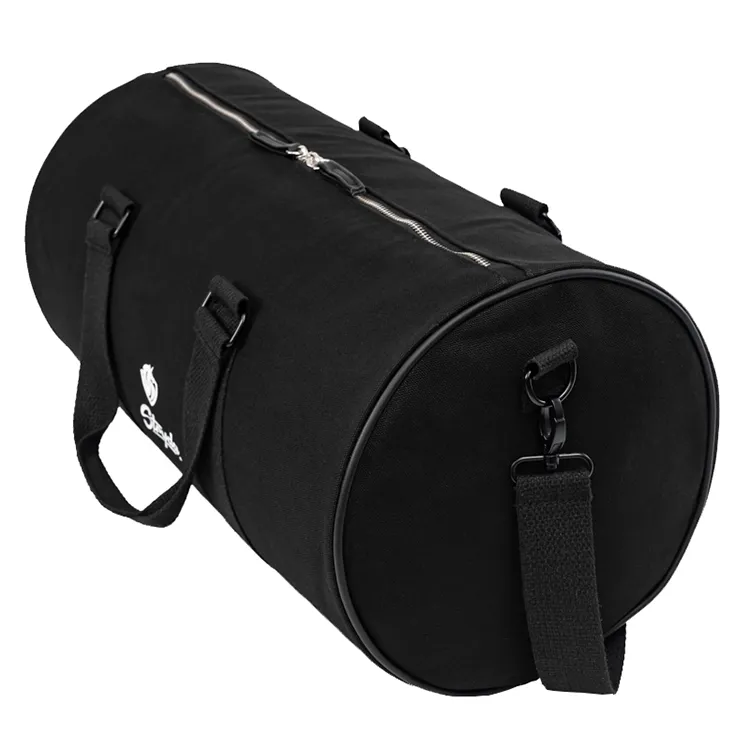 Bolsa de viaje de lona de gimnasio de cilindro de barril unisex de alta calidad y duradera, bolsa de fin de semana para mujeres