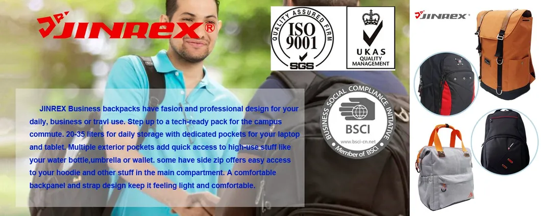 Nueva llegada popular mochila de negocios para hombres, mochila de viaje para laptop con bolsillo para computadora