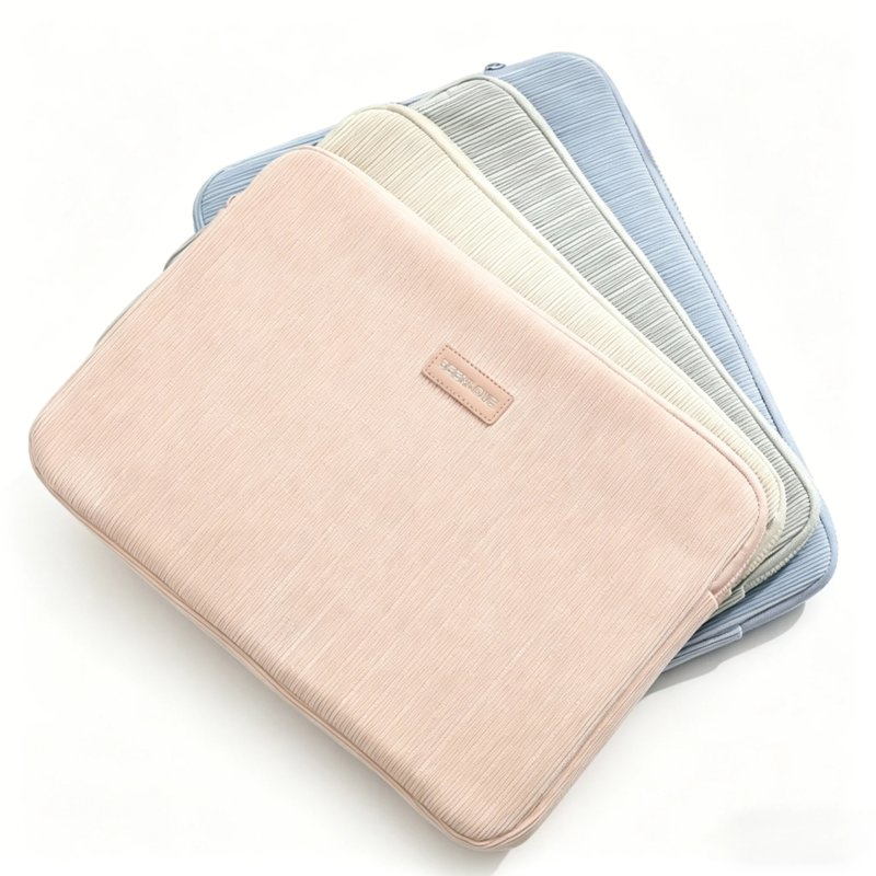 14'' 15.6'' Funda de Laptop de Corduroy a Prueba de Choques Bolsa Protectora Suave y Portátil para Tableta y Notebook