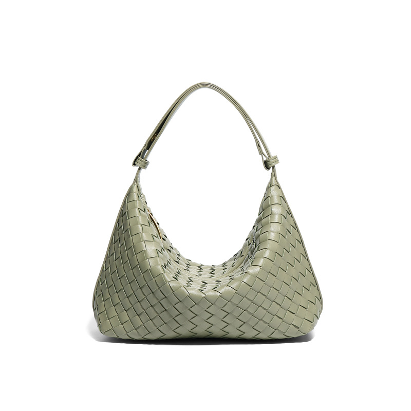 Bolso de hombro grande de capacidad para viajar, bolso de playa trenzado hecho a mano, tote tejido para damas