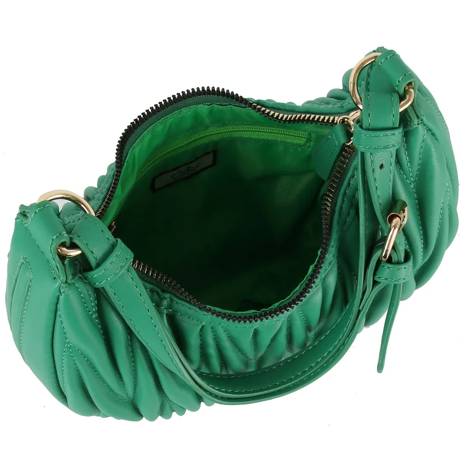 Bolso de Hombro Chevron Acolchado de Moda en Diseño Elegante de Hobo