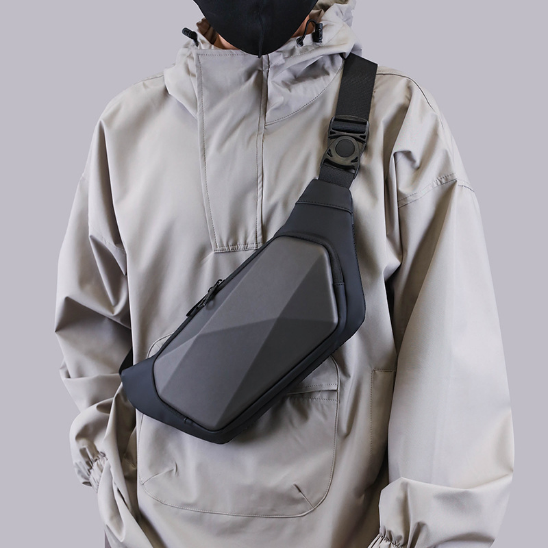 La nueva tendencia moderna es para hombres y mujeres, impermeable y resistente al desgaste, mochila de cadera grande para deportes, viajes y fitness