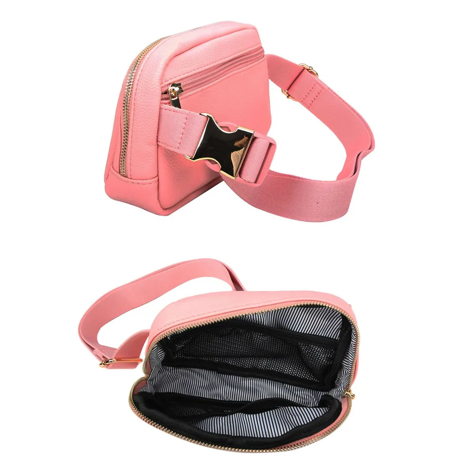 Bolso cruzado elegante de piel sintética suave para un estilo de vida activo