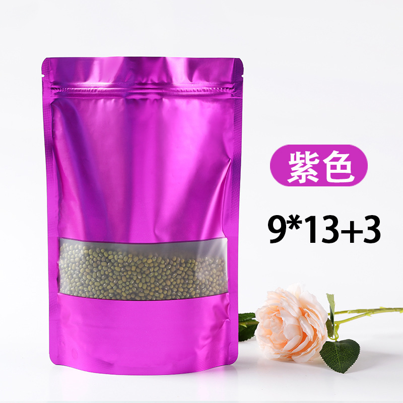Bolsa de embalaje de té de acordeón con revestimiento de aluminio, grado alimenticio
