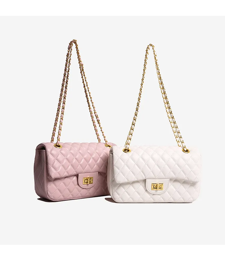 Bolsa de hombro acolchada de cadena directa de fábrica personalización al por mayor