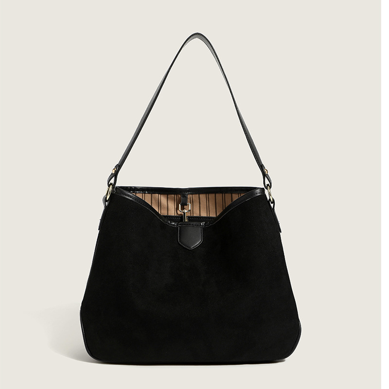 Bolso de hombro cruzado de gran capacidad para mujer, de moda, con acabado mate, estilo cubo para otoño e invierno