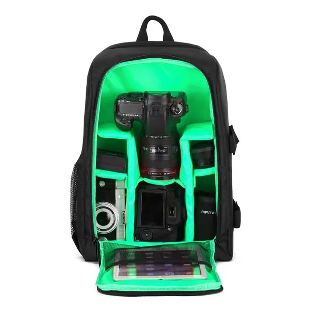 Bolsa de cámara digital impermeable multifuncional y desmontable para exteriores de RPET personalizada
