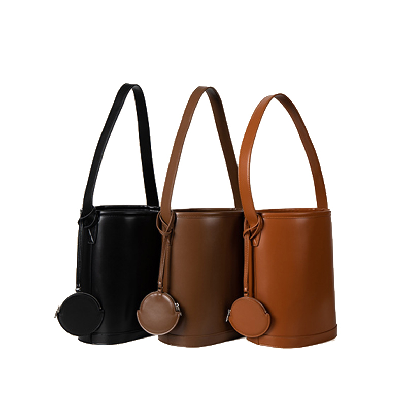 Bolsas Hobo para Mujeres Bolsa de Cuero Vegano Bolsos Tipo Cubo Bolso de Hombro Minimalista Gran Capacidad Bolsa Tote Clásica