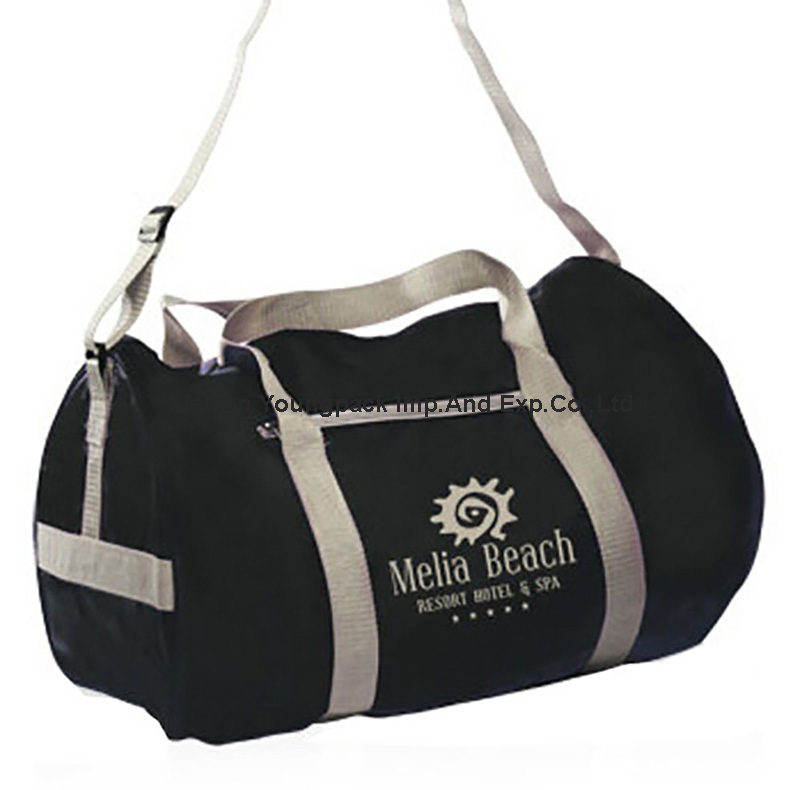 Gran bolsa de lona de barril azul marino