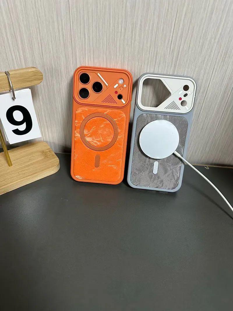 Funda flexible a prueba de golpes con carga magnética Magsafe