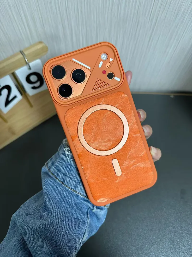 Funda flexible a prueba de golpes con carga magnética Magsafe