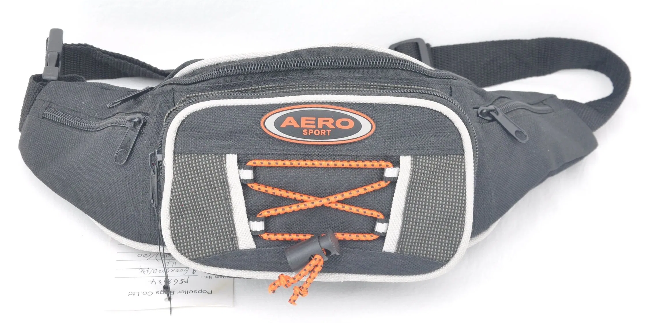 Cuatro mochilas de cadera con sistema de bungee y cuatro bolsillos con cremallera