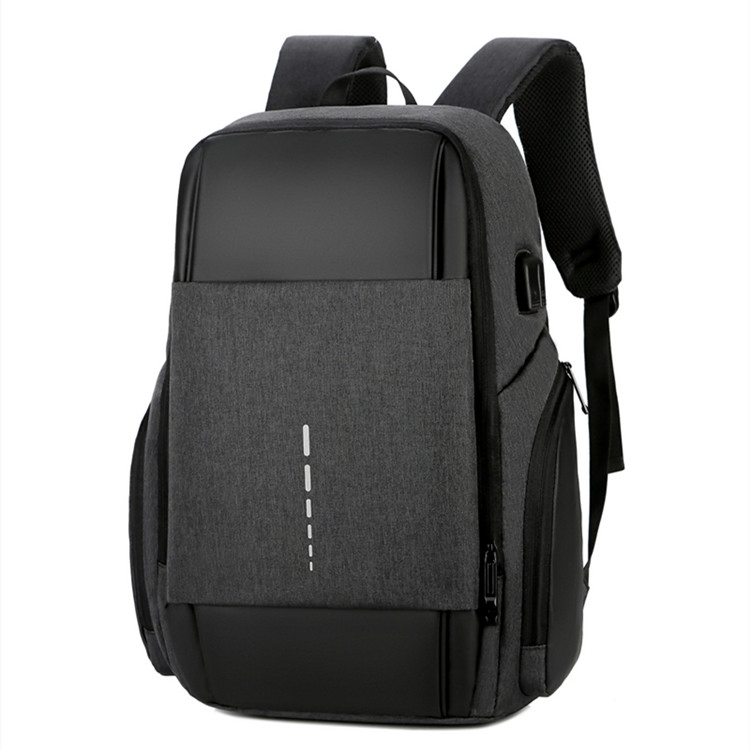 Mochila de negocios al por mayor para laptop, gran capacidad, bolsa para computadora con carga USB
