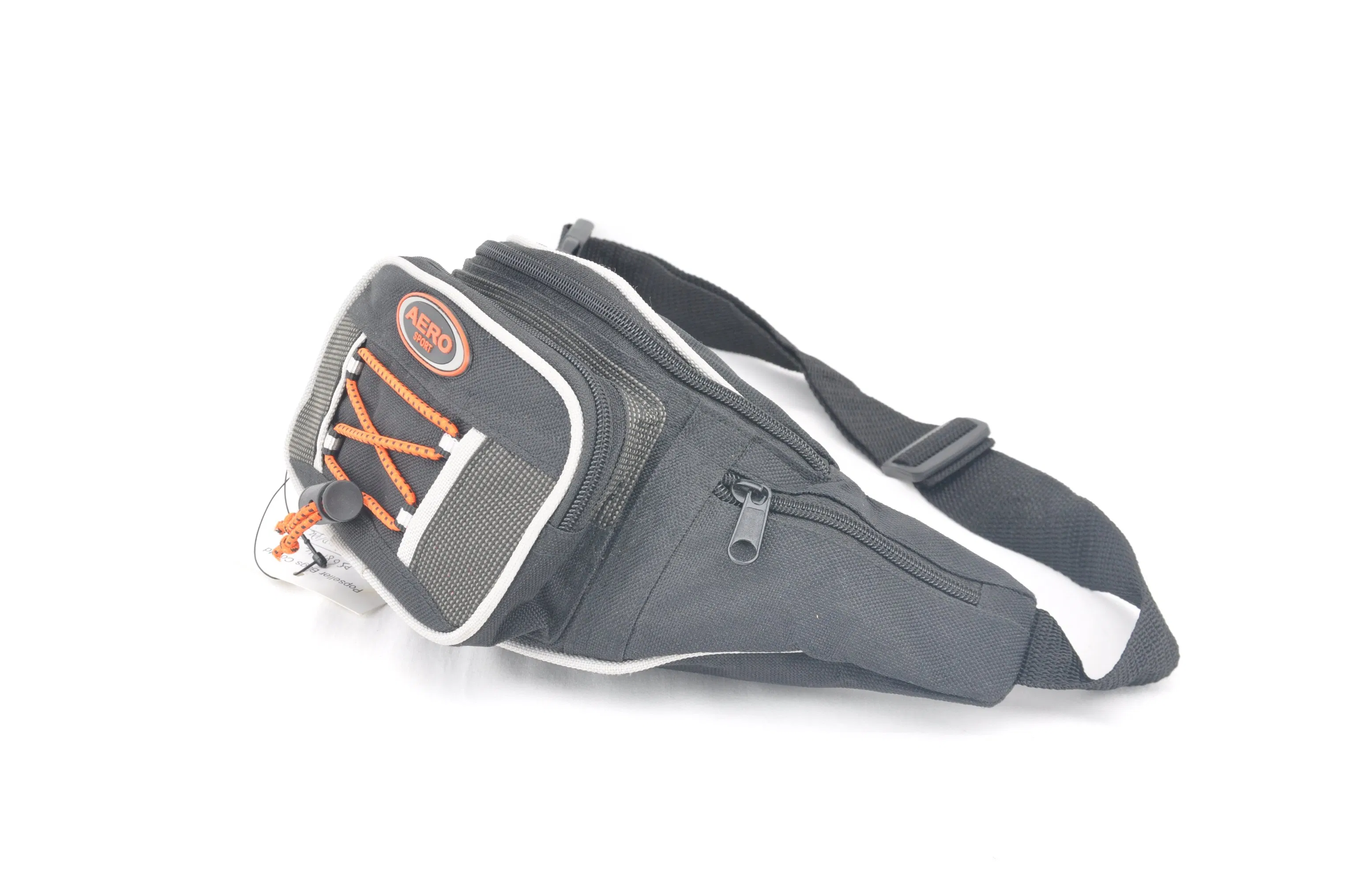 Cuatro mochilas de cadera con sistema de bungee y cuatro bolsillos con cremallera