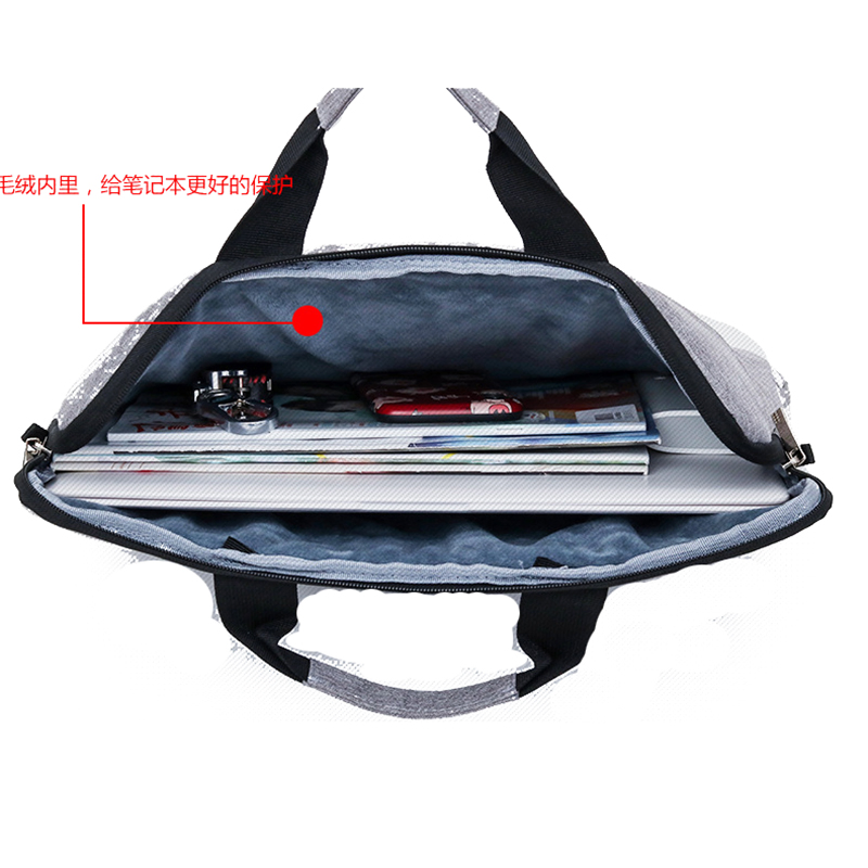 13.3 Bolsa para portátil de pulgadas, maletín, mensajero, reunión, universidad, conferencia, bolsa para portátil