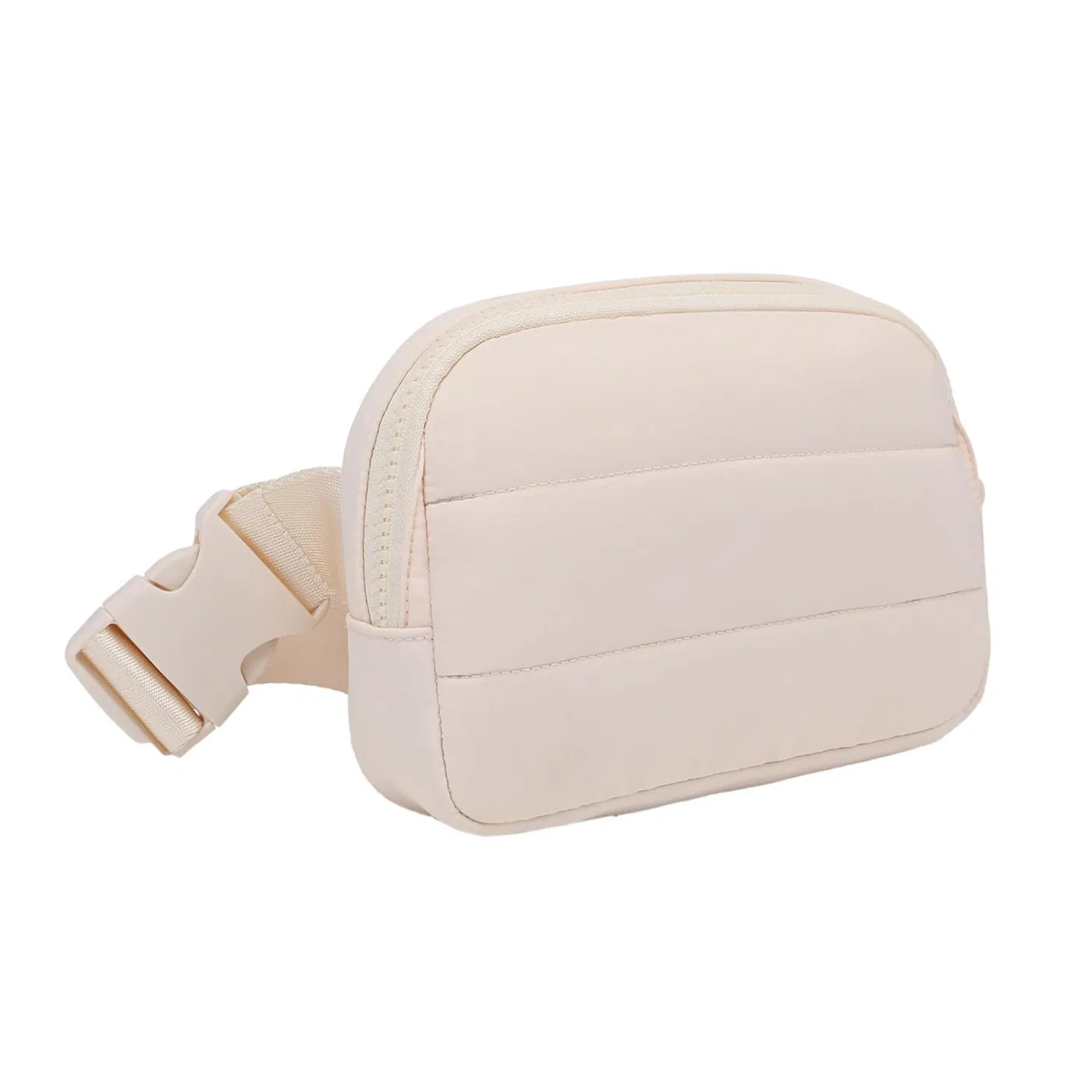 Bolso de cadera acolchado ligero de moda al por mayor, riñonera cruzada para mujer