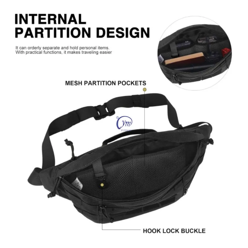 Mochila táctica multifuncional impermeable de alta calidad para deportes al aire libre, caza y camping
