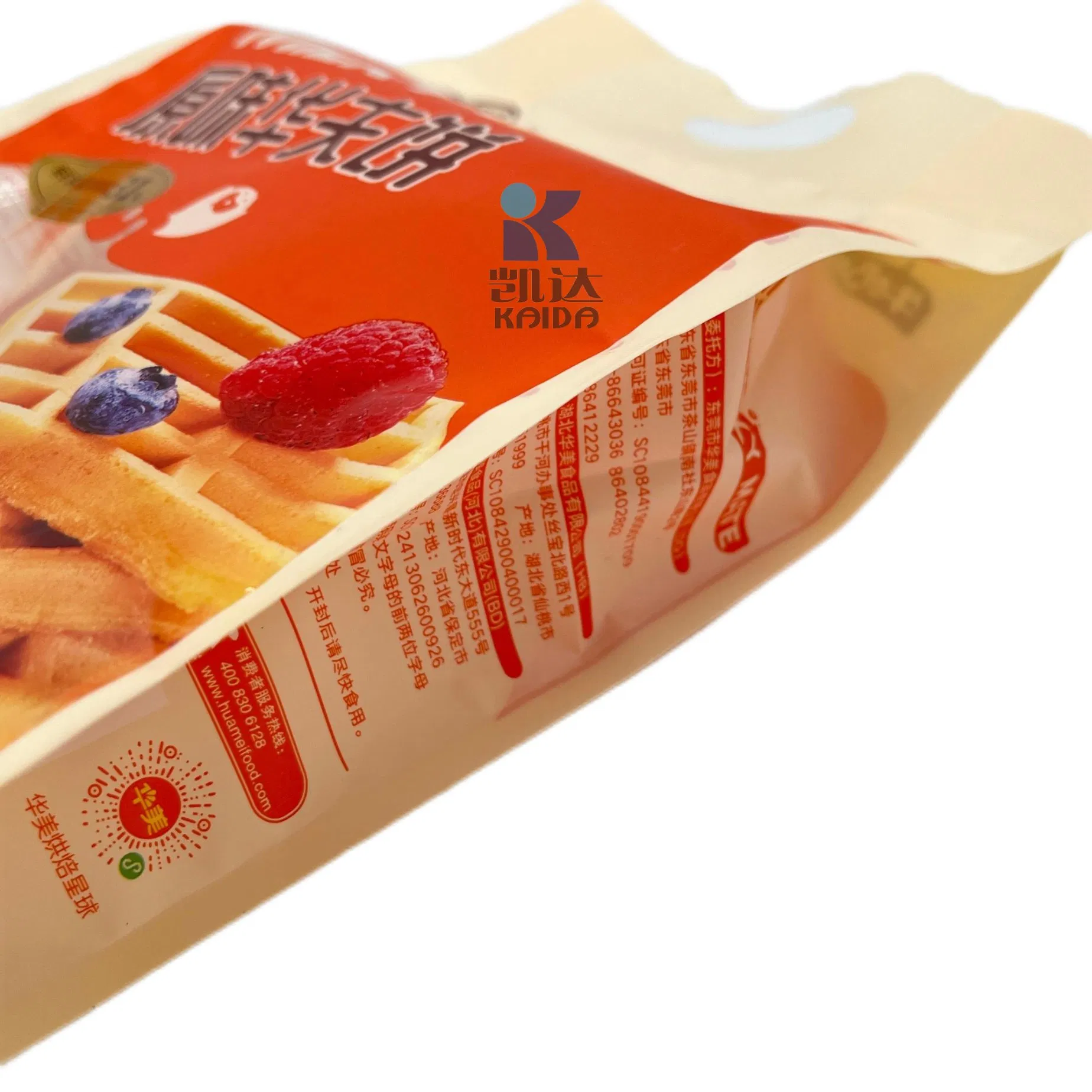 Bolsas de acordeón impresas en gravure para soluciones de almacenamiento de productos horneados