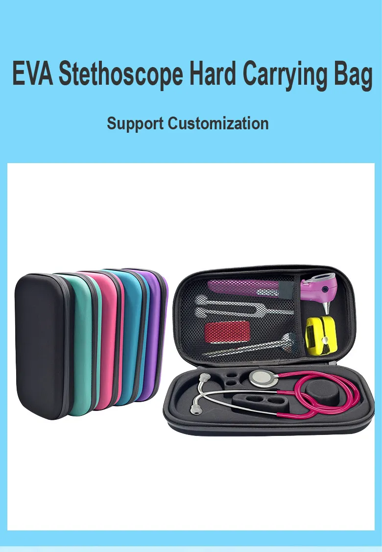 Fabricante de bolsas médicas para enfermeras y doctores, estuche de estetoscopio de EVA