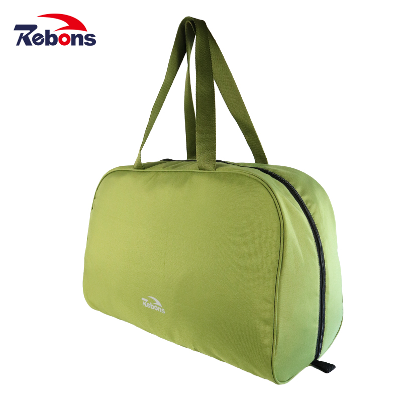 Bolsa de deporte tipo barril acolchada impermeable de RPET reciclado hecha de botellas de plástico