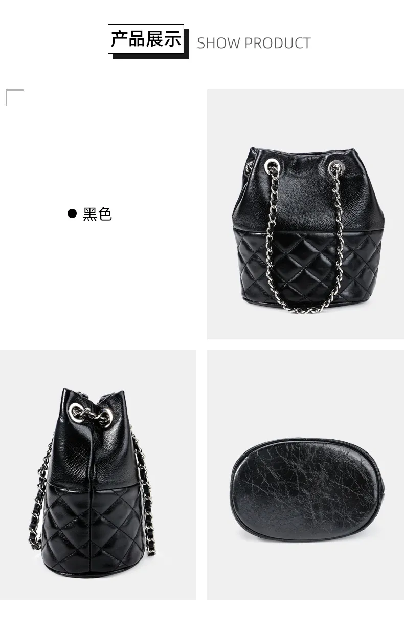 2026 Bolsa baguette de cuero negro minimalista con solapa asimétrica, bolso de hombro para uso diario