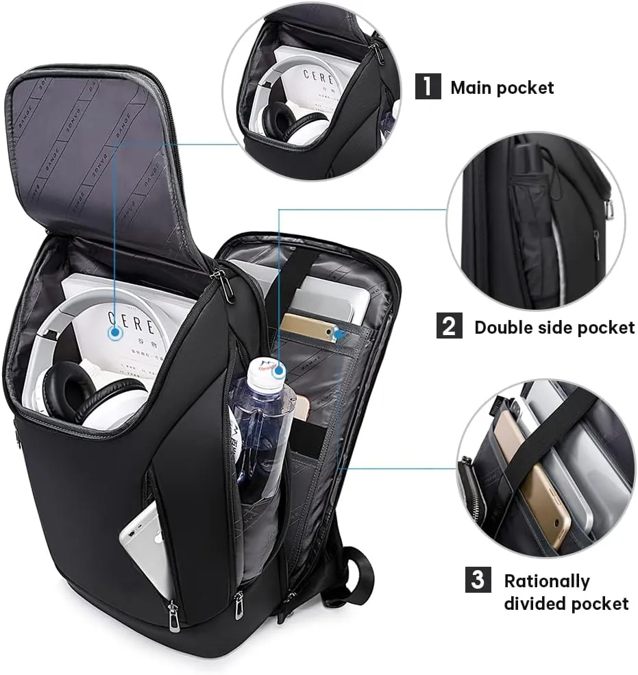 Mochila de Negocios Inteligente para Laptop de 15.6 Pulgadas