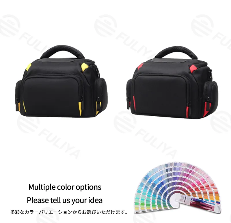 Funda de Cámara Personalizada DSLR Impermeable Portátil Bolsa de Hombro para Equipos de Fotografía y Grabación de Video