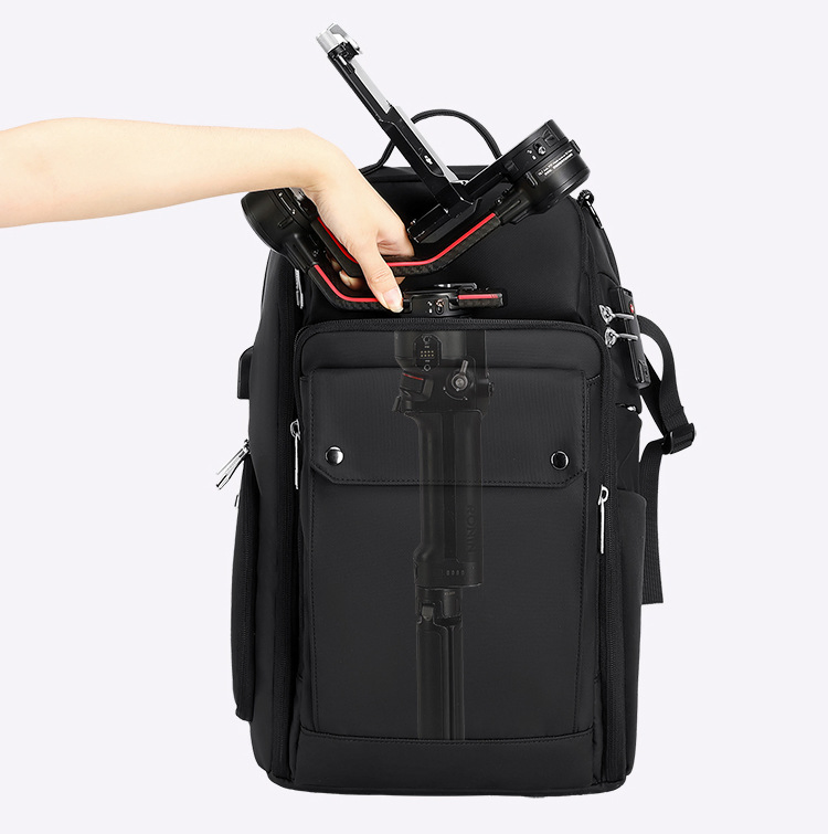Bolsa de fotografía pequeña personalizada para exteriores, mochila de viaje de ocio de tela Oxford