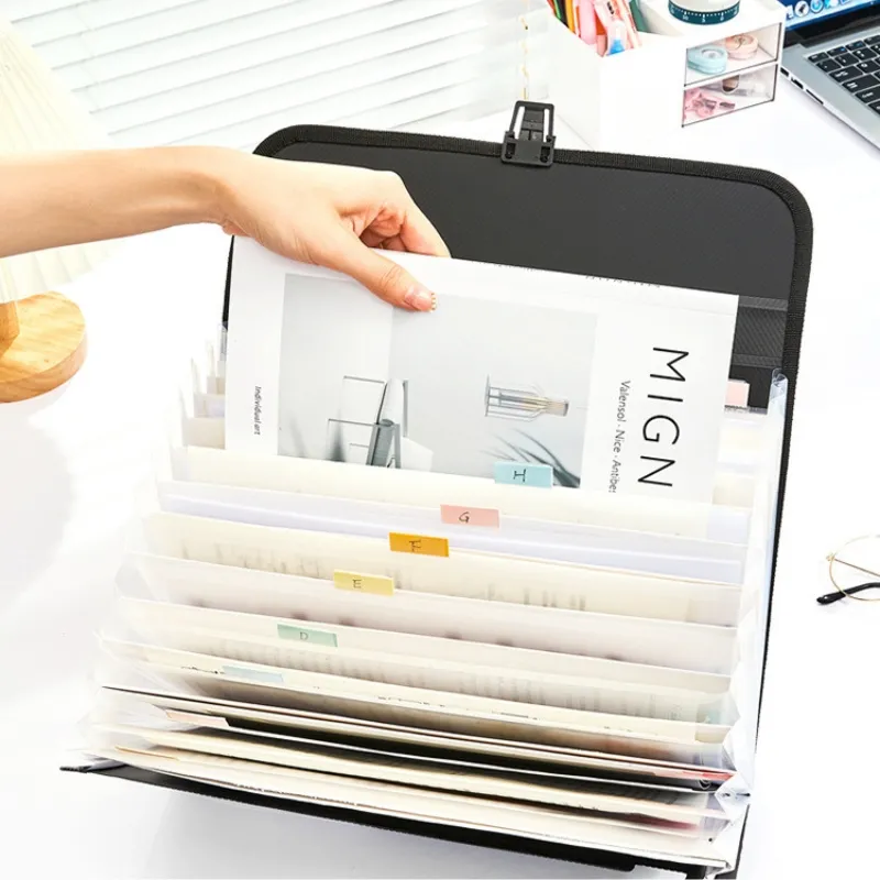 Carpeta Acordeón de Precio Económico 13 Bolsillos Organizador de Archivos Expansibles con Asa