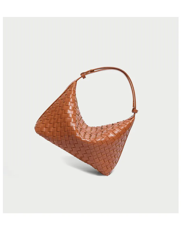 Bolso de hombro grande de capacidad para viajar, bolso de playa trenzado hecho a mano, tote tejido para damas