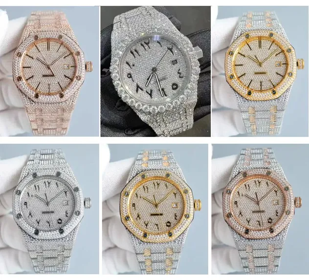 Omg Reloj de Lujo Multifuncional con Luz Nocturna Movimiento Suizo de la Fábrica Lunar Dial