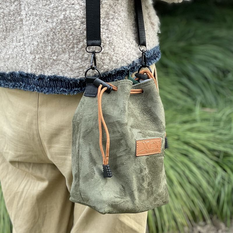 Bolsa de Pouch para Lentes de Cámara Portátil Funda de Terciopelo con Cierre de Cuerda Bolsa de Almacenamiento Protectora