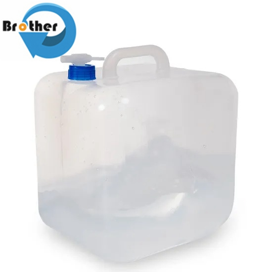 Folding 5L-20L Cubo de Plástico Suave en Forma de Cuadrado para Uso Exterior Bolsa de Agua con Cartón para Barriles y Cubos Cubitainer