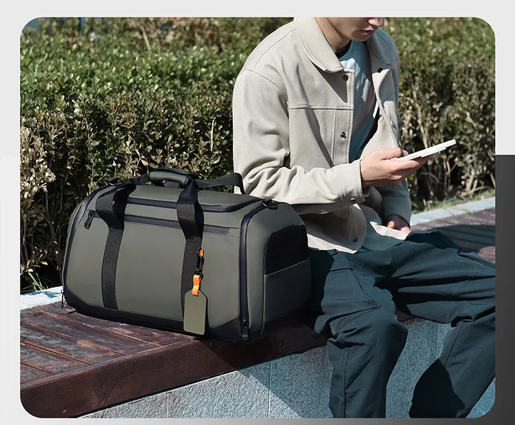 Gran 30L Bolsa de Viaje Duffel Impermeable para Fin de Semana Equipaje de Mano con Correa de Hombro Desmontable