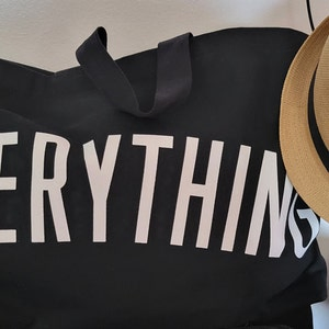 Bolsa de playa de lienzo personalizada con logo impreso, bolsa de viaje y compras de gran tamaño