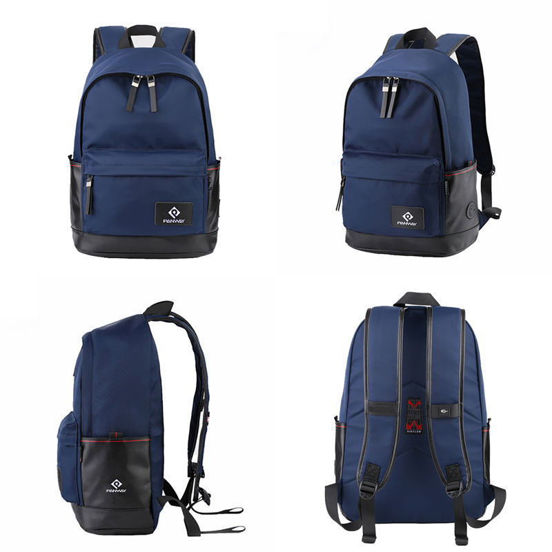 Mochila escolar para adolescentes de nylon impermeable al por mayor para exteriores