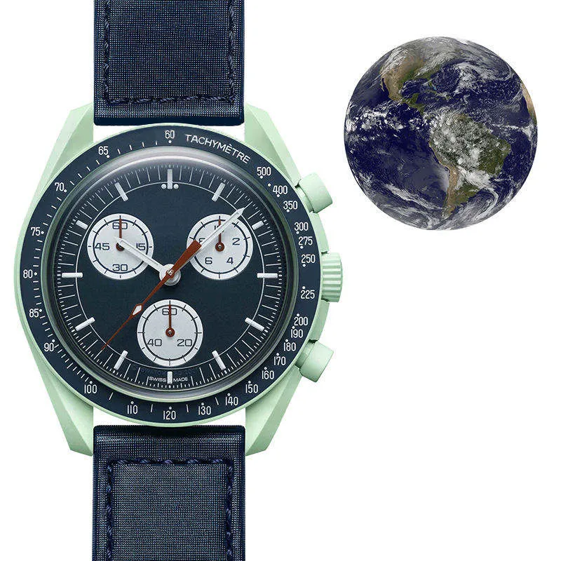 Reloj mecánico de fase lunar de edición limitada para hombres Super Clone