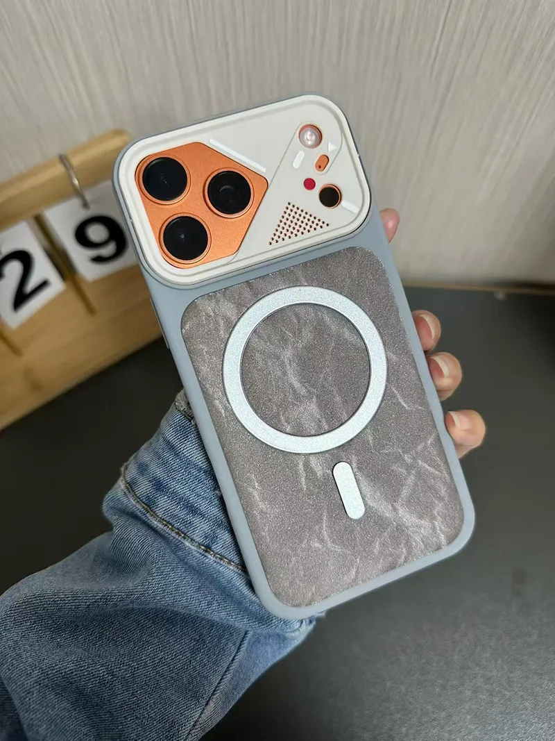 Funda flexible a prueba de golpes con carga magnética Magsafe