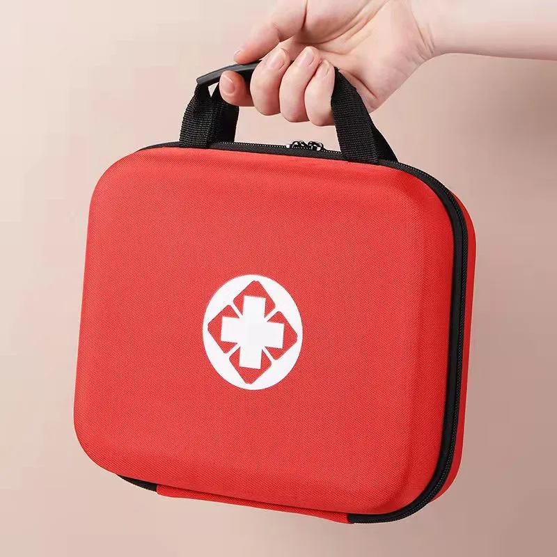 Ea194 Kit de Trauma Vacío Impermeable de Primeros Auxilios Suministros de Emergencia para Viajes Utilidad Médico Enfermera Medicina Táctica Supervivencia Bolsa Roja