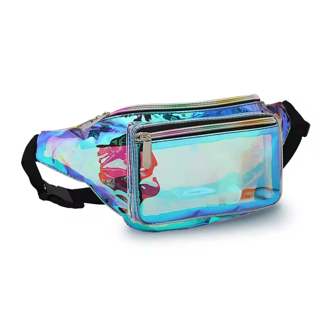 Bolso de Cintura Holográfico para Mujeres