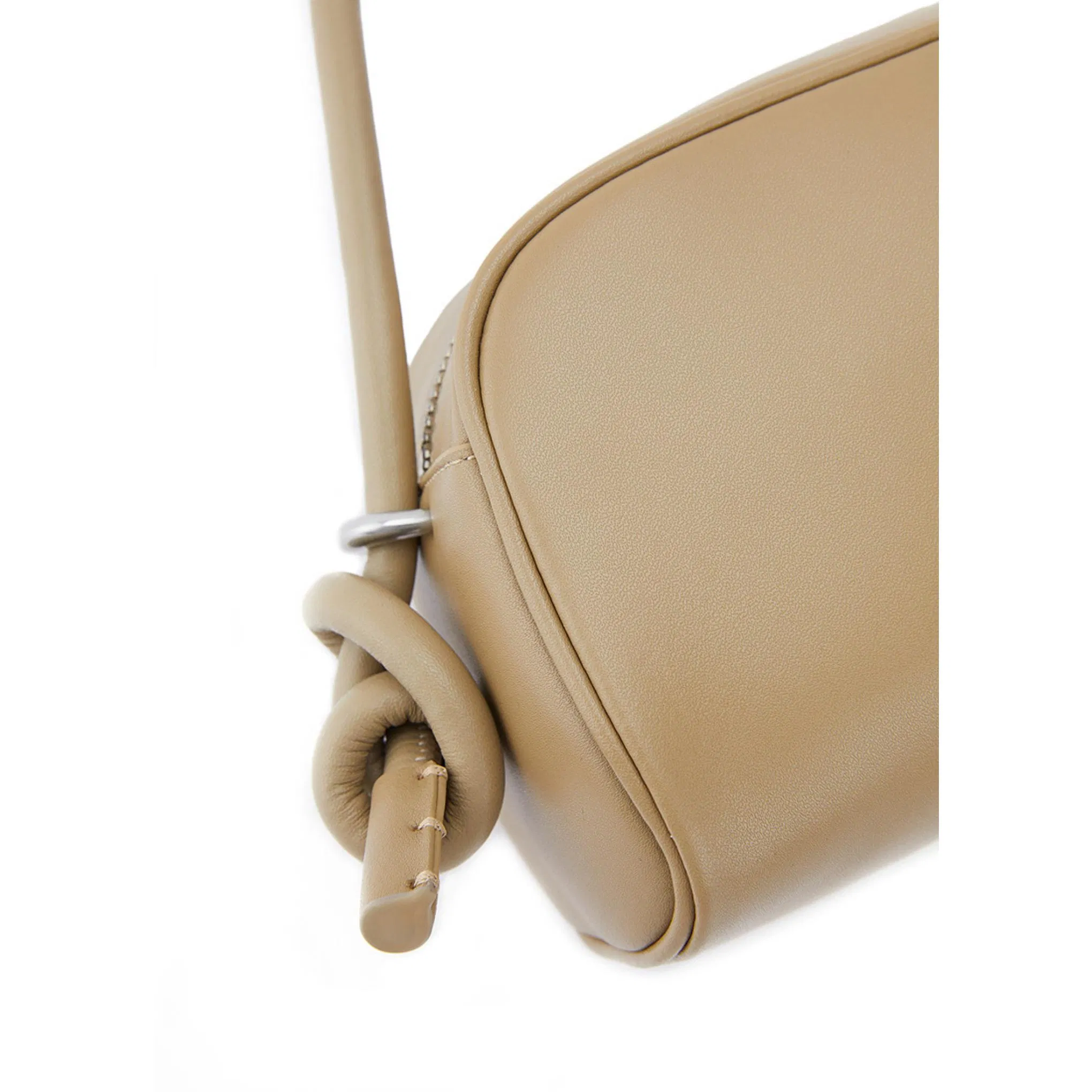 Bolsos de mujer de lujo de alta calidad al por mayor, diseño de lazo en un solo hombro, bolso baguette de cuero para damas
