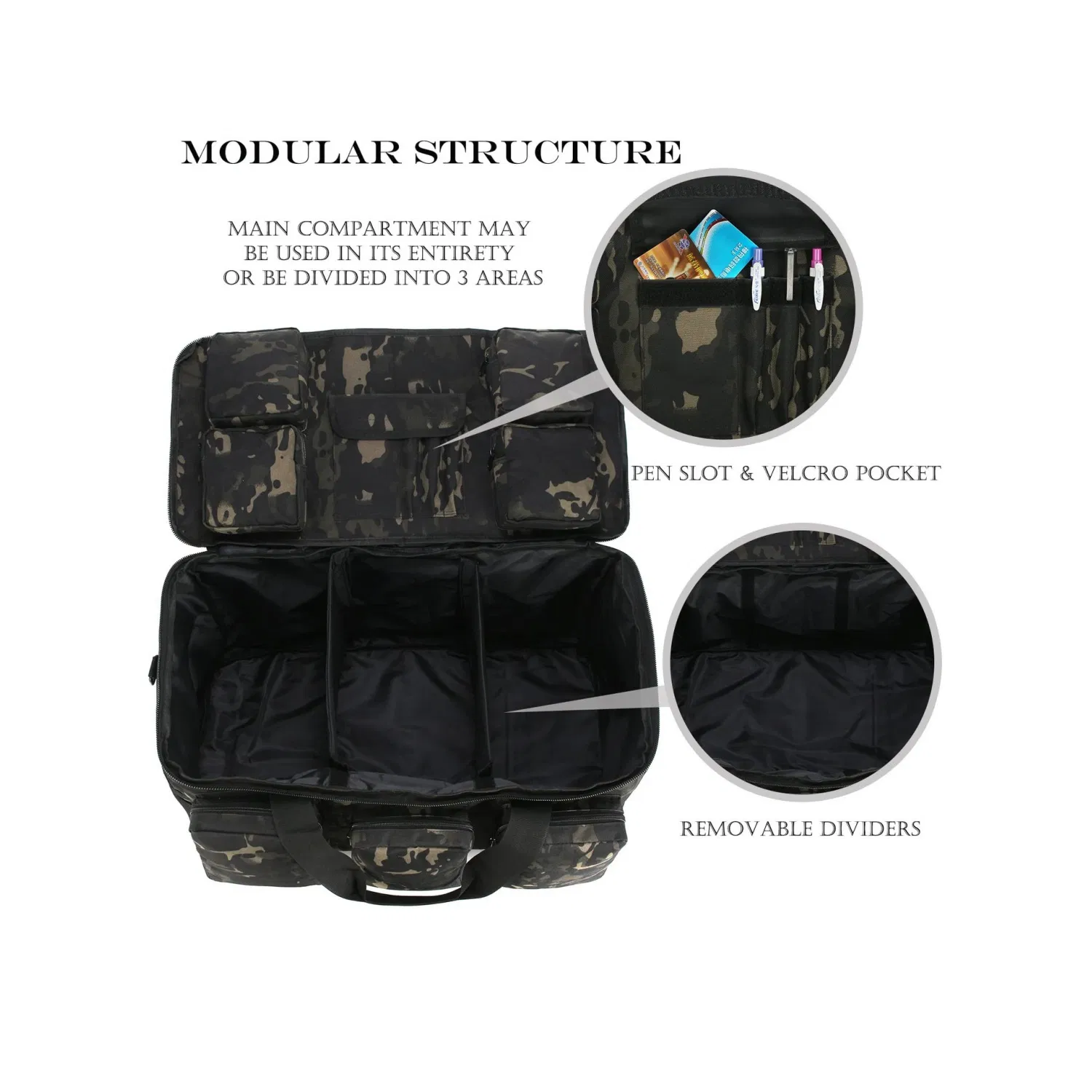 50L Mochila Duffel Grande y Duradera para Camping Táctico de Hombre, Ligera, Ideal para Deportes y Fin de Semana