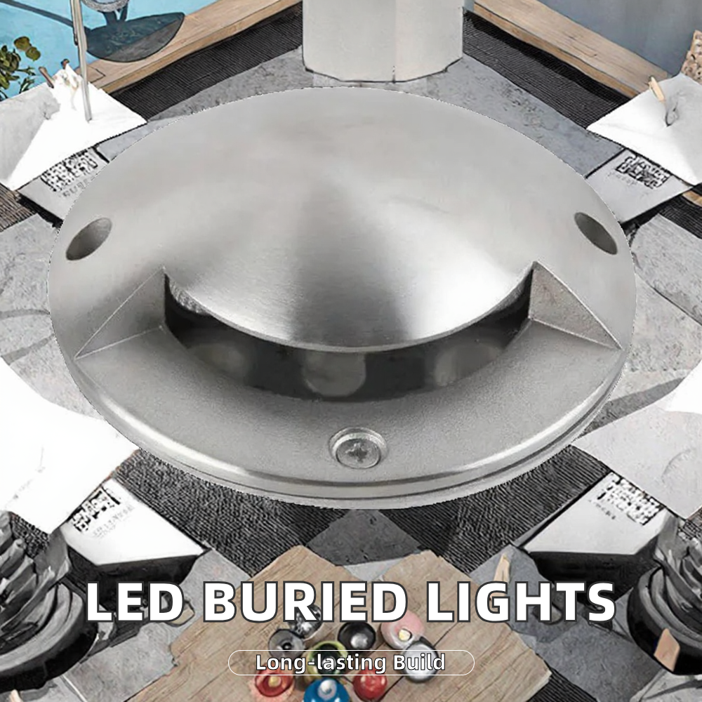 5W 6W IP65 Landscape Road Use Outdoor Waterproof Aluminum Body LED Underground Lighting Spot Floor Decking Lights 6000K