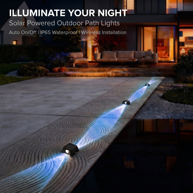Wholesale Factory Direct Durable Casting Auto On/off Sensor Solar In-ground Light Outdoor Walkway Poolside Modern Design