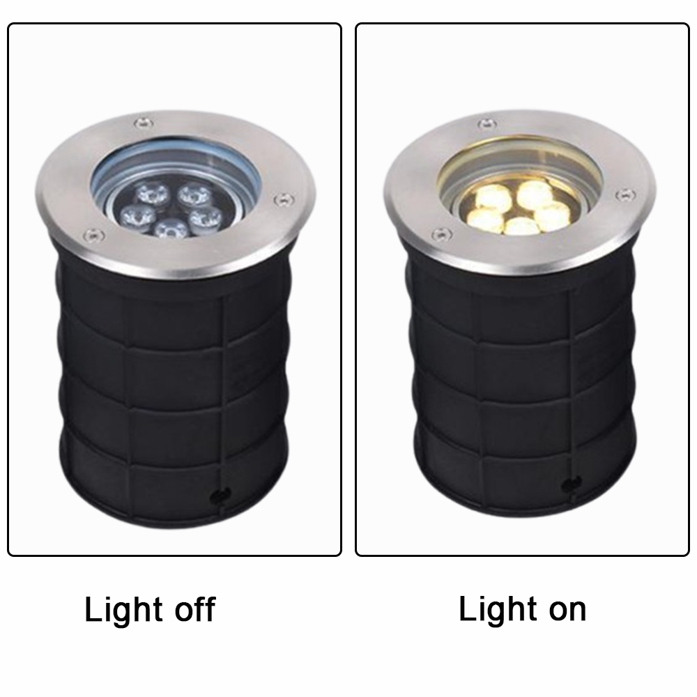 Highlux Adjustable LED Underground Light Waterproof In-Ground Well Lights for Outdoor Landscape Lighting