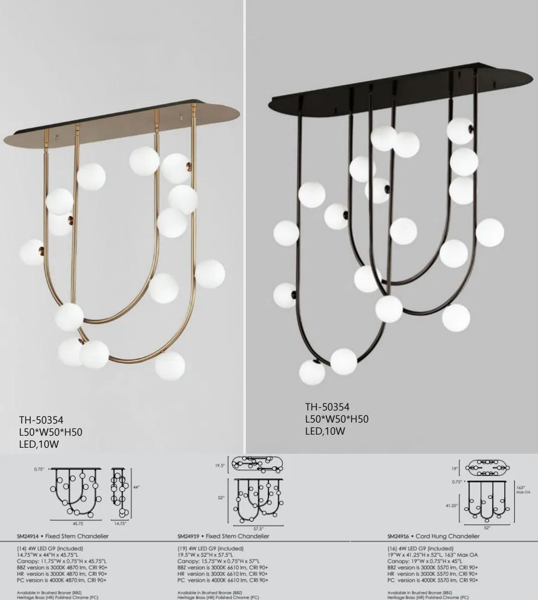 Stylish Brass Pendant Light for Contemporary Living Room Design