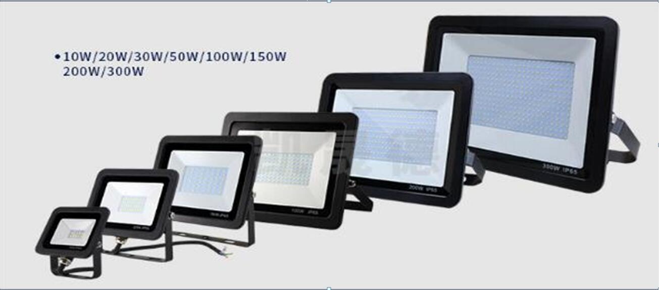 Waterproof IP66 100W LED Flood Light Projector Aluminum Housing SMD Chip