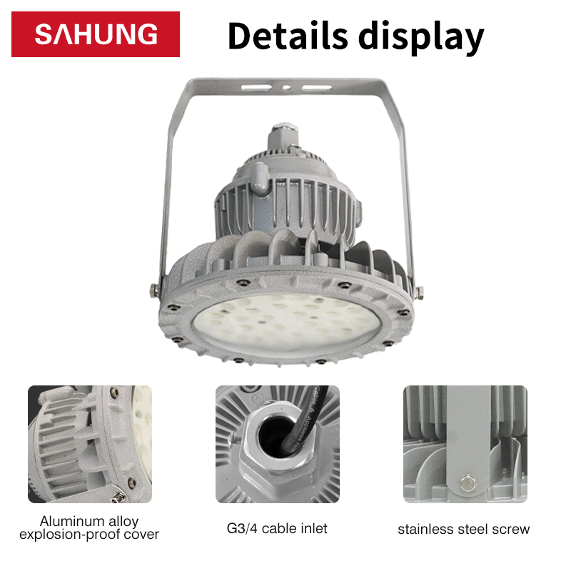 ATEX IP66 Rated Led Explosion Proof Light 50W-80W Warehouse &amp; High Bay Lighting