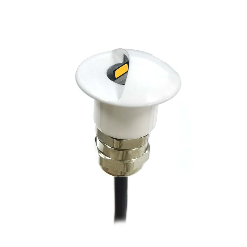 Modern Mini LED Underground Lights 12V Stainless Steel Aluminum Eyelid IP67 Landscape Garden Step Stair Deck Floor Lighting